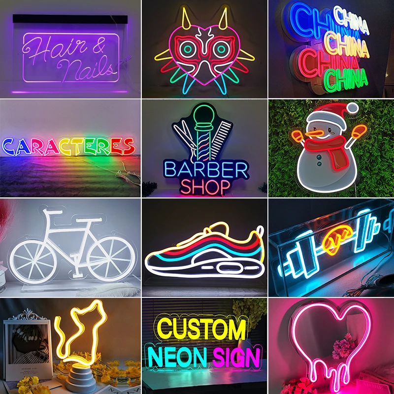 Neon Sign Custom Transparent Led Screen Game Room Decoration Night Light Logo Sign Silicone Body Led Neon Lights