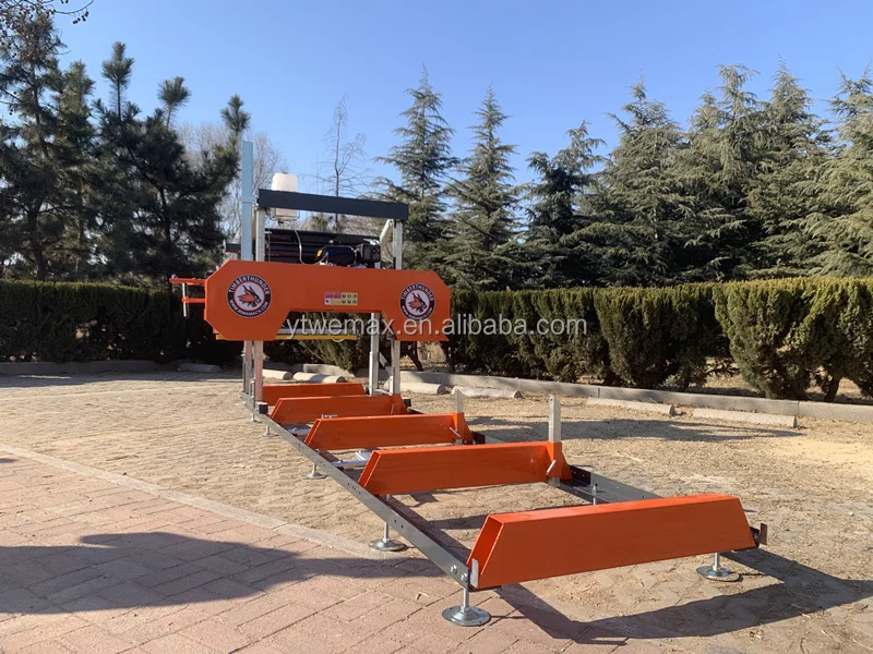 Semi-automatic Horizontal Wood Cutting Band Saw Machine for Woodworking