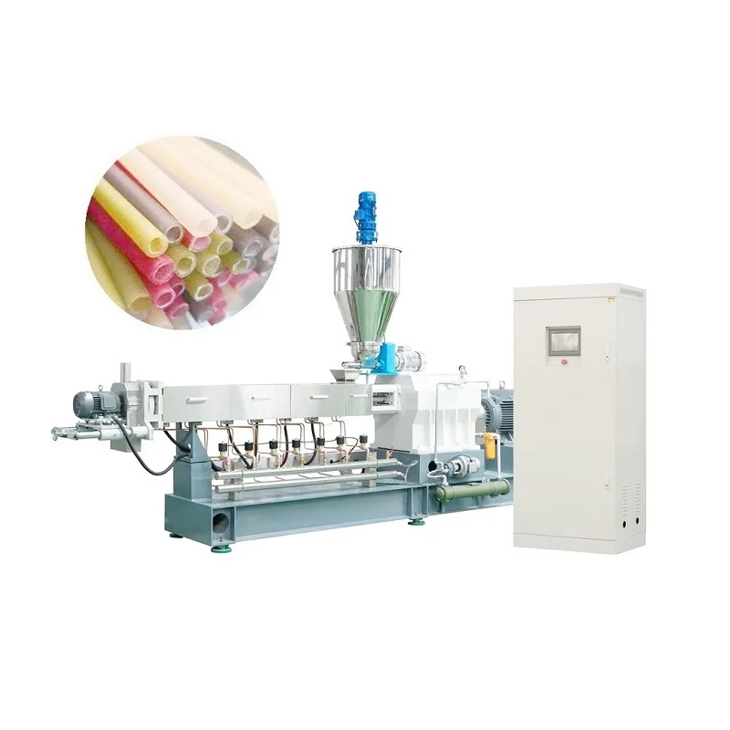 Industrial-scale Ecological Eatable Straws Biodegradable Rice Straw Production Line Machinery and Equipment for Sale
