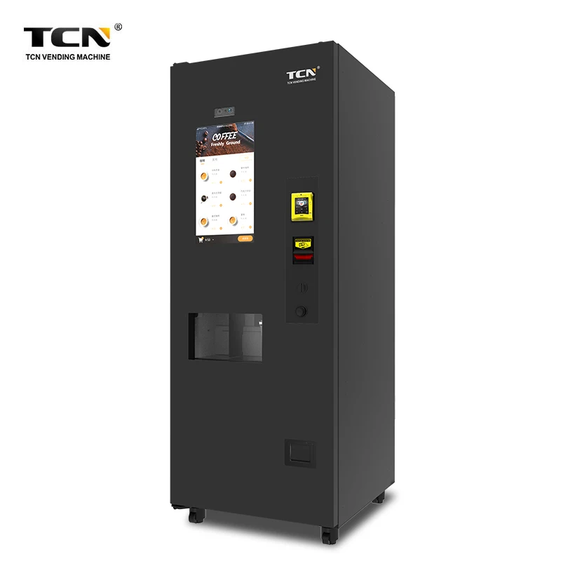 TCN Fully Automatic Powder Coffee Wending Machine Instant Coffee Hot Chocolate Vending Machine