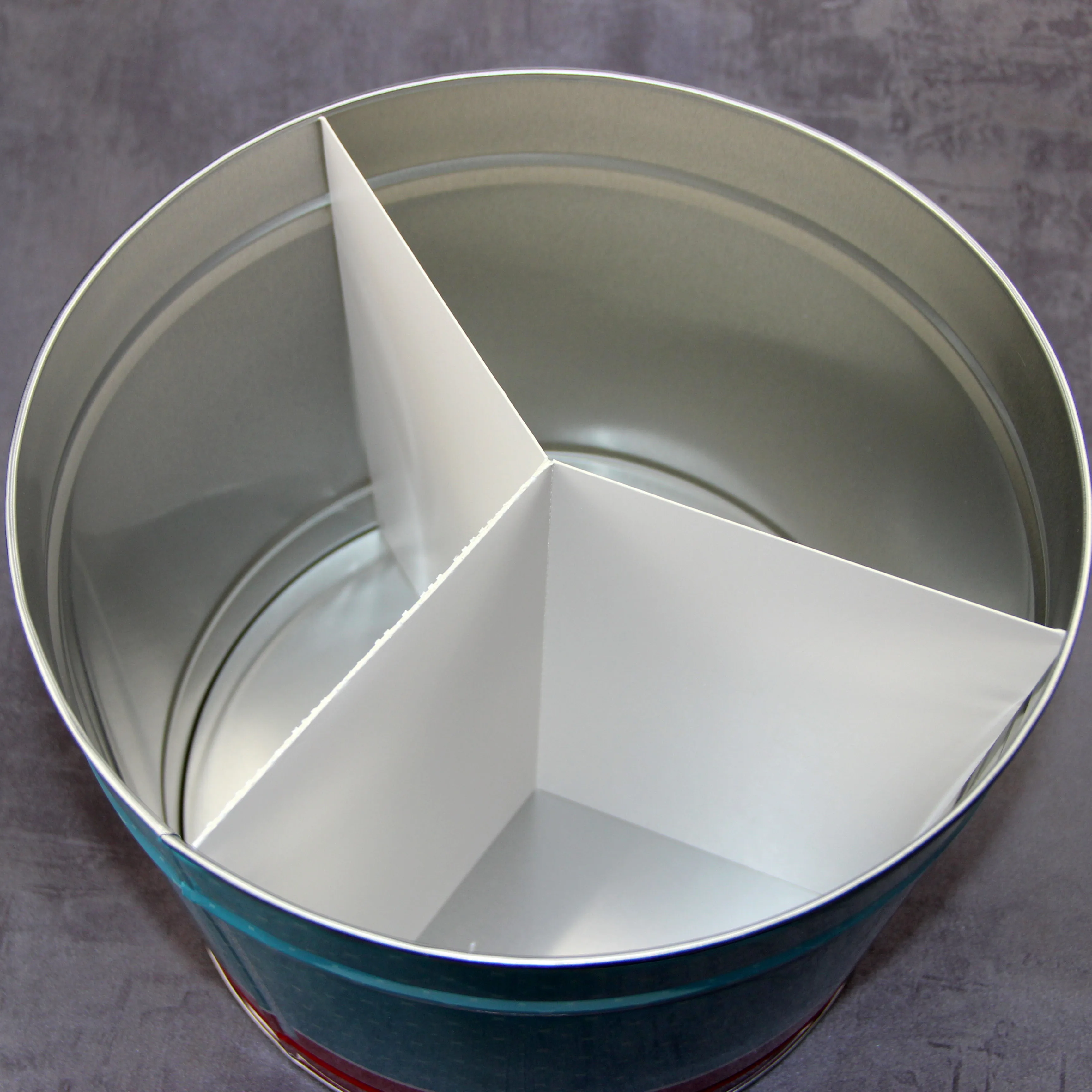 3-Pack Cardboard Dividers For 2 Gallon Popcorn Gift Tins – 6-3/4" Tall
