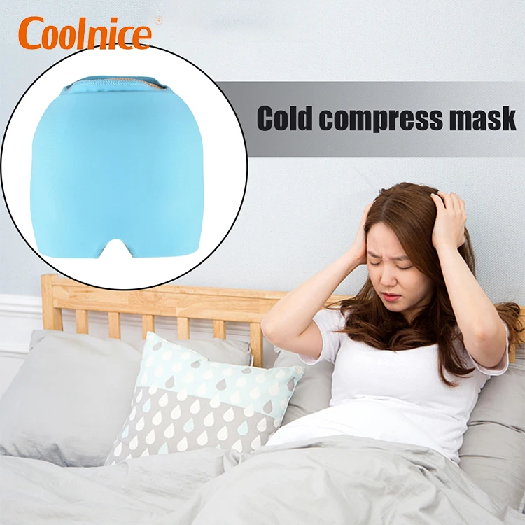 Hot And Cold Therapy Reusable Migraine Relief Ice Pack Head Wrap