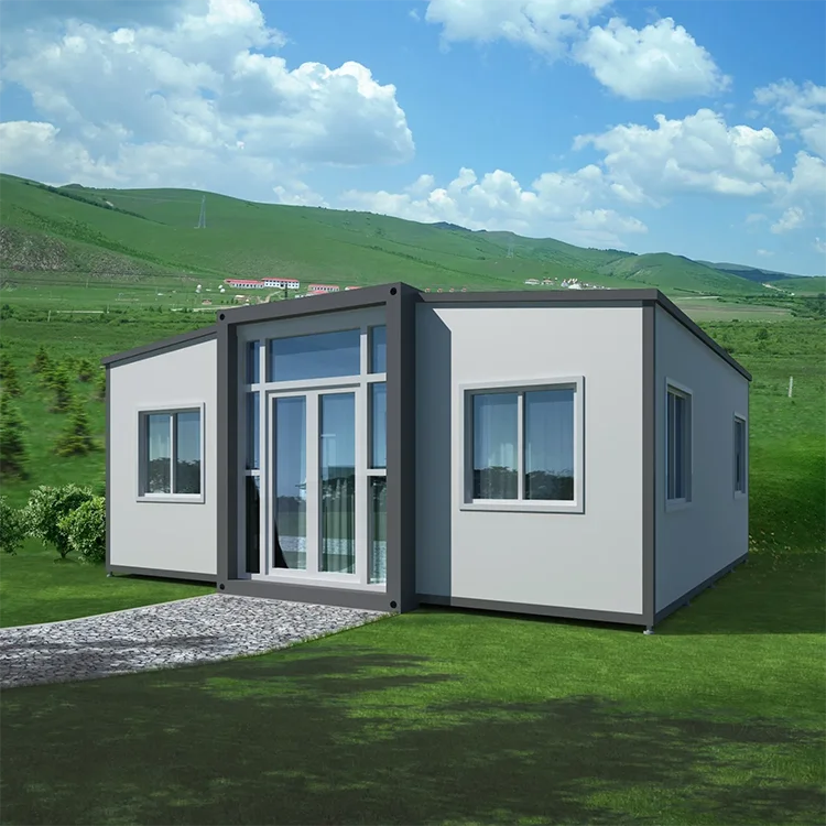 Factory Custom  20ft 10ft 30ft Prefabricated Holiday Hut  Prefab Folding Expandable Container House Hotel Guest Home for Resort