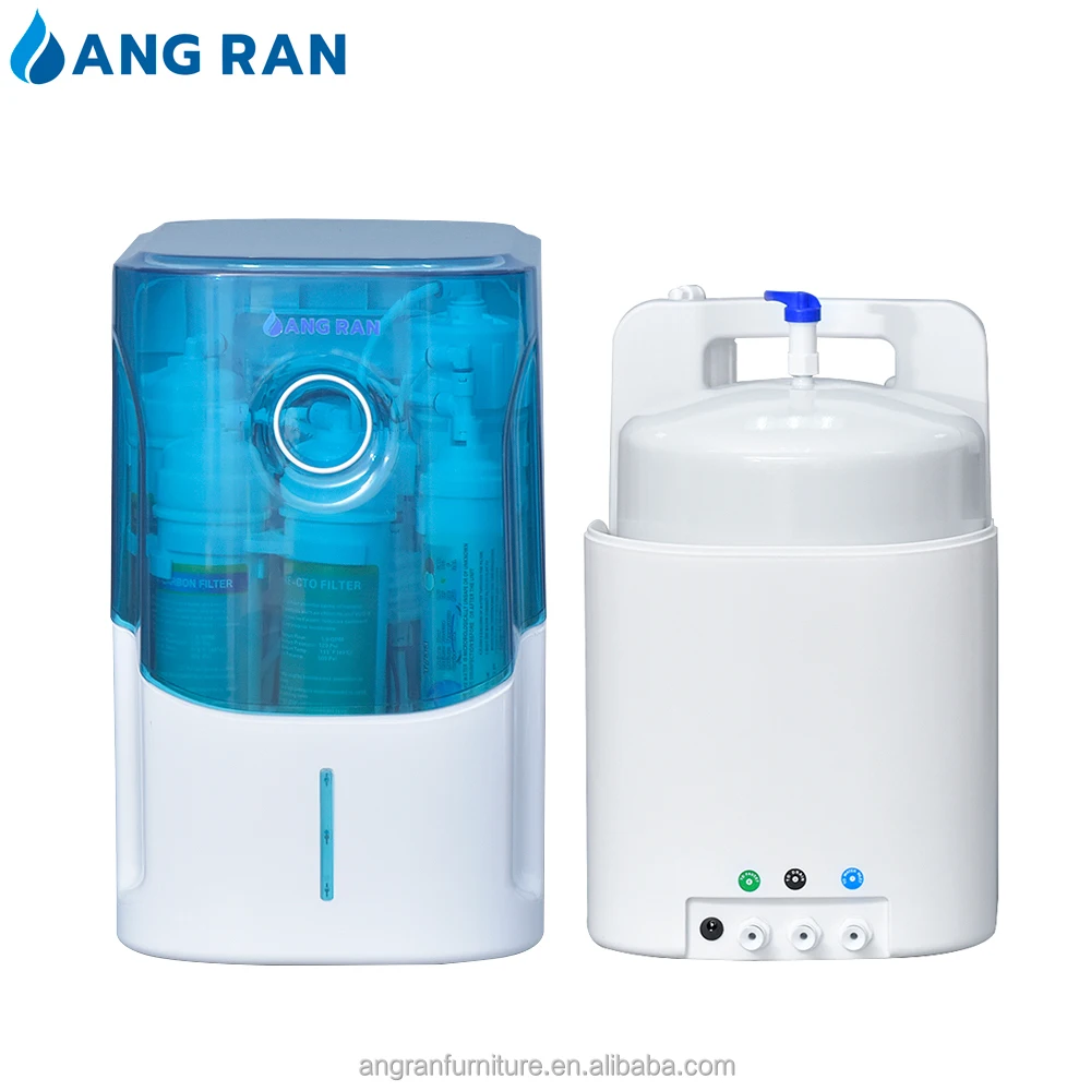 Water Purifier Machine High-flow Rate 6-stage UV Water Tank System Electric Portable Under-sink Filter RO Water Purifier Machine