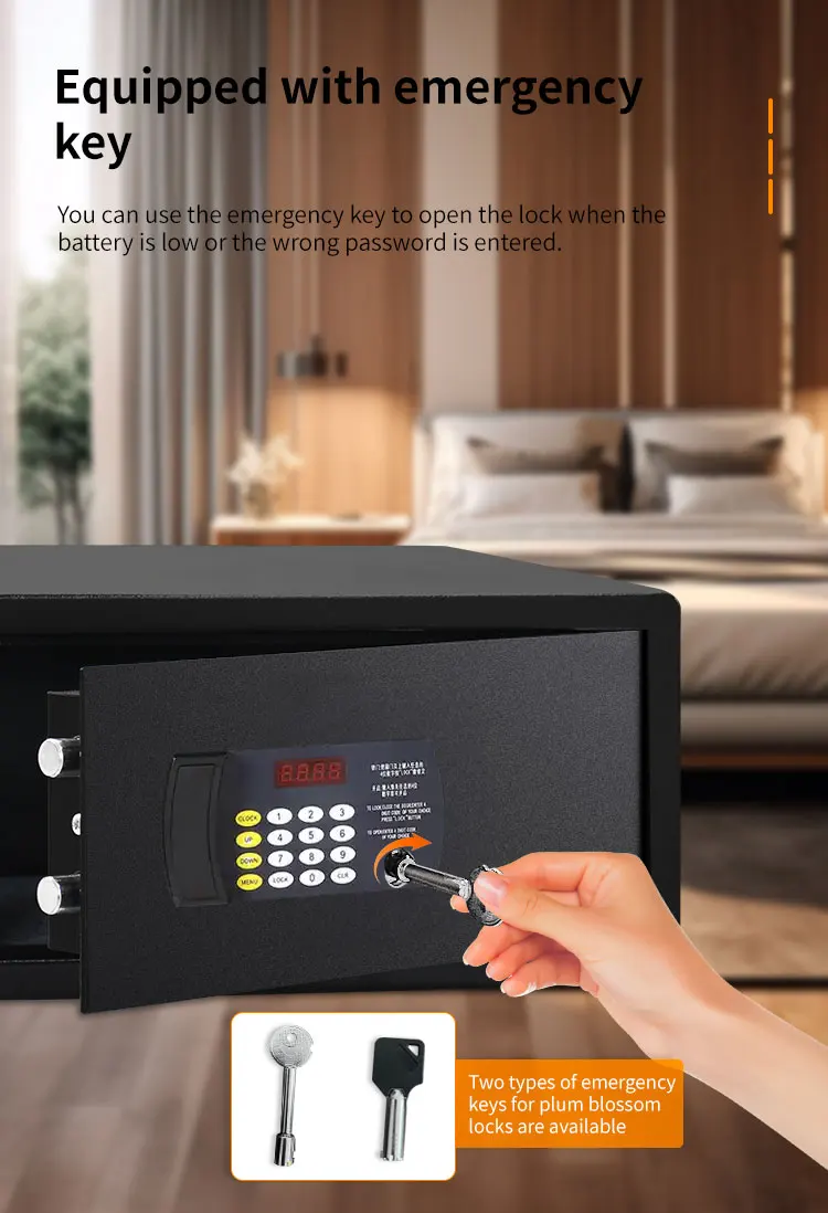 Wholesale Mini Safes Electronic Cash Money Jewelry Safe Box for Home Hotel Safes details