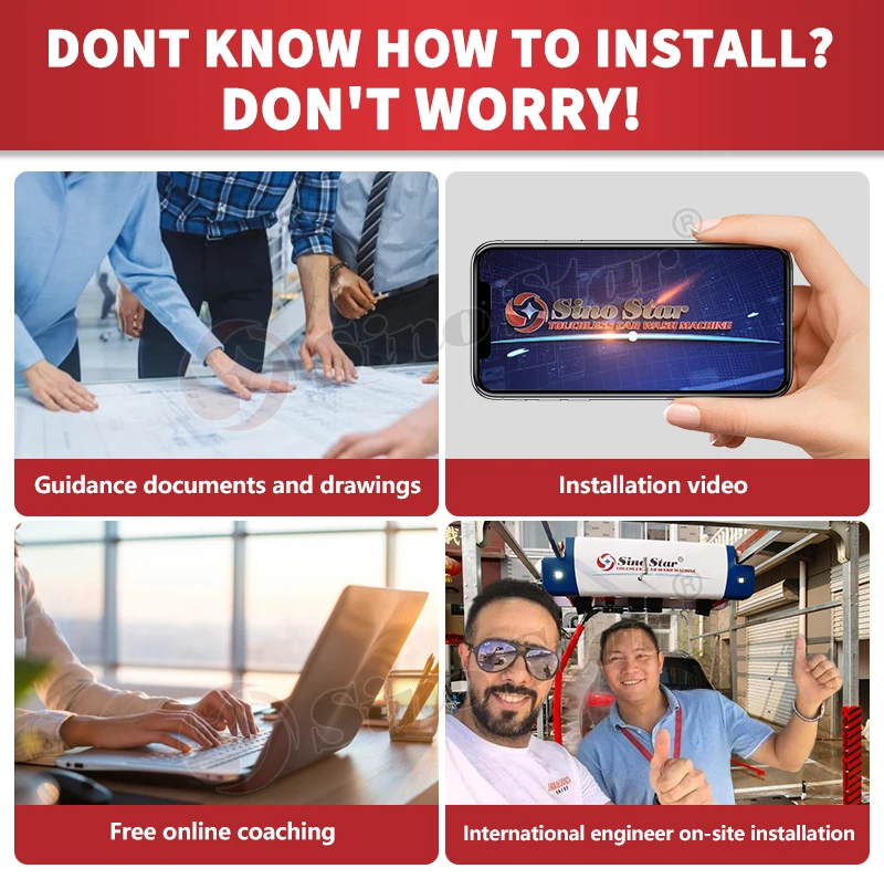 Touchless Car Washing Machine Fully Automatic Brushless Car Wash