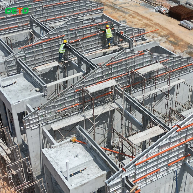 Precast Reinforced Concrete Structure Aluminum Formwork Slab Metal Aluminium Template With Butt Weld