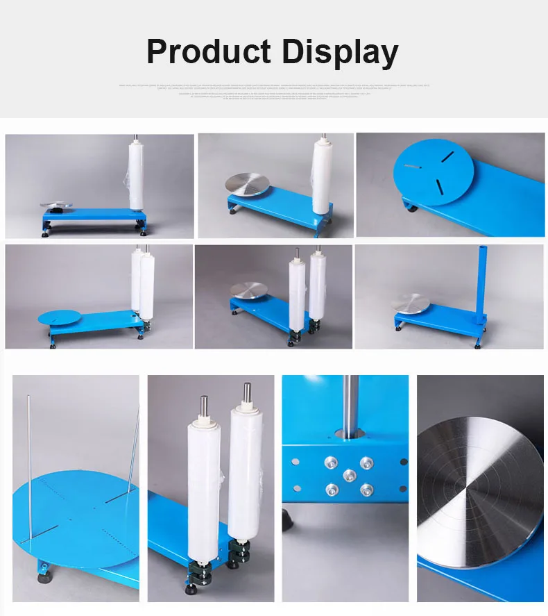 Stretch Film Wrapping Machines Small Size High Quality Manual Pallet Wrap