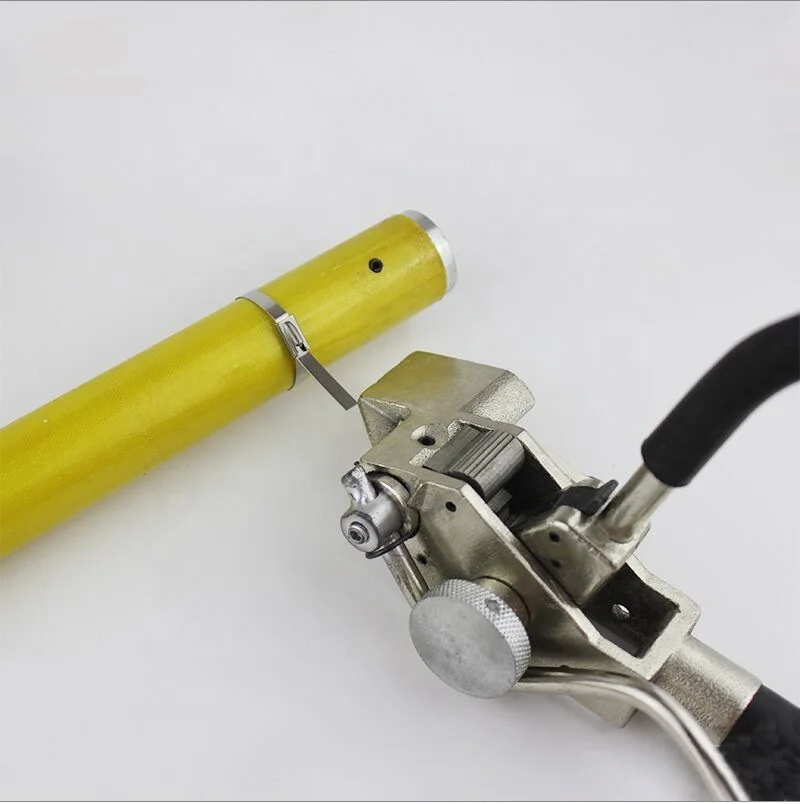 Adjustable Stainless Steel Hand Fastening Tool for Cable Bundles Manual