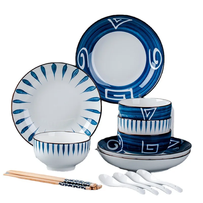 16 Piece Dinnerware Set Multiple Styles Luxury Ceramics Gold Rim Dinner Ware Belgium Dinnerware Classy