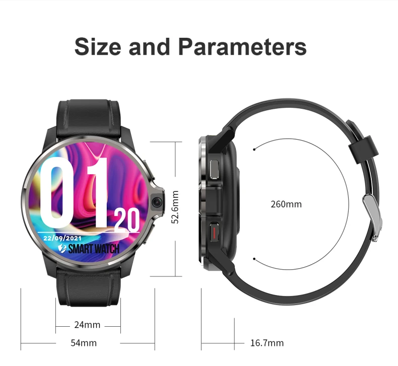 LEMFO LEMP Smartwatch 1.6 Inch HD Smart Watch Android 4G Network 4GB 64GB Smartwatch Men 2021 GPS Wifi Face ID 1050mAh Battery(16).jpg