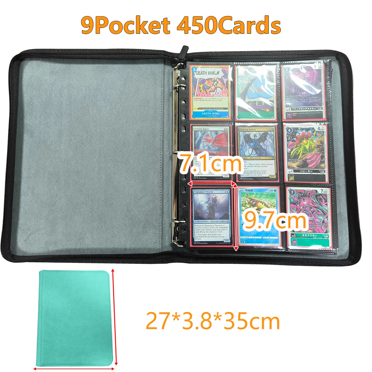 yugioh card album YU-GI-OH! - 9 Pocket Portfolio Albums Monster Protectors binders Yu-Gi-Oh Cards Binder