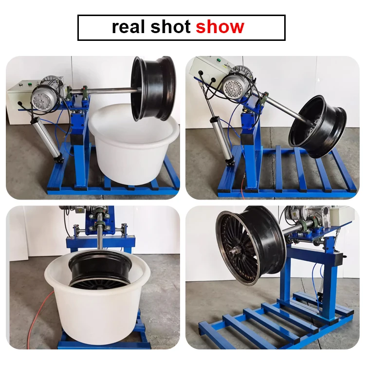 Automatic Aluminium Alloy Wheel Polishing Machine Ceramic Polishing