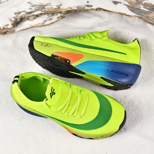 2026 Men's Light Weight Breathable Sport Shoes New Design Lace-up Soft Carbon Plate Fashionable Trend for  Walking Style