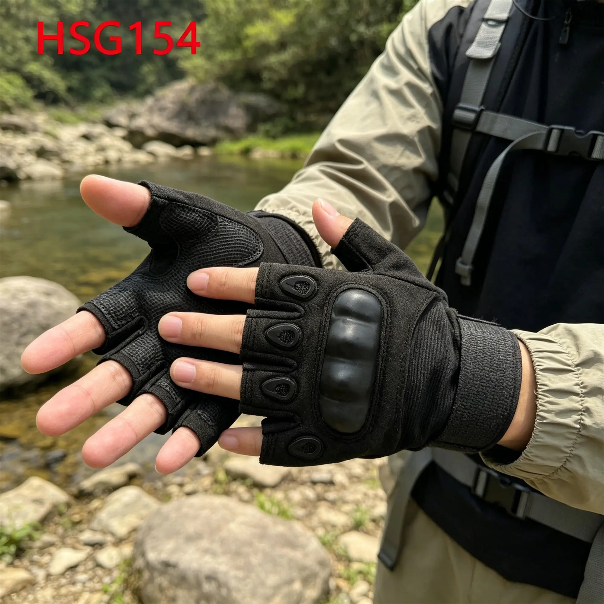 ZYF,outdoor Enthusiast High Friction Secure Fit Tactical Gear Gloves Combat Ready Black/green/coyote Color Training GlovesHSG154