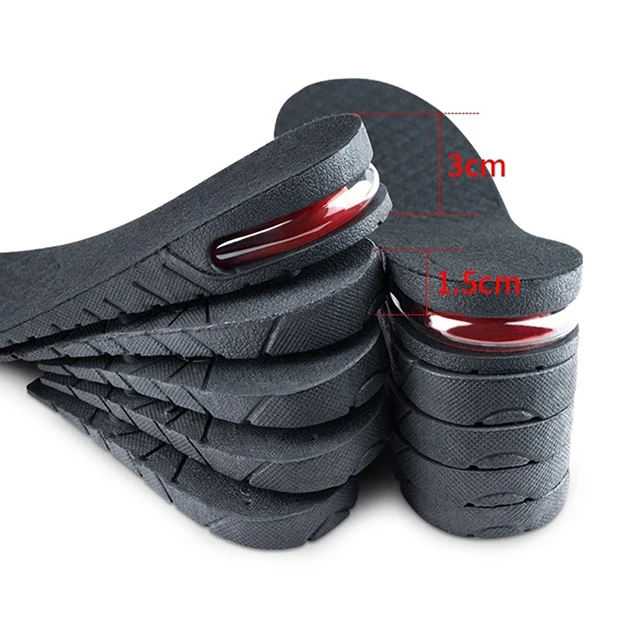 Inch Shoe Heel Inserts Height Height Increase Insoles Air Taller
