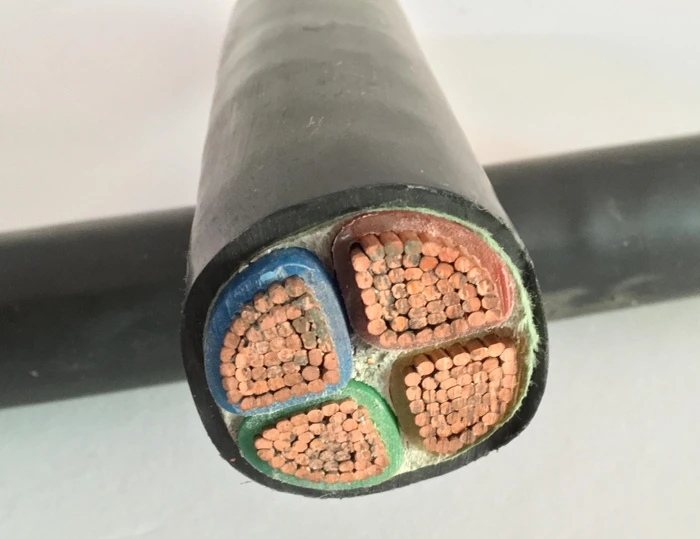 3x95+50 Mm2 N2XH N2XH-J N2XH-O WDZ-YJY Cable with Green Yellow