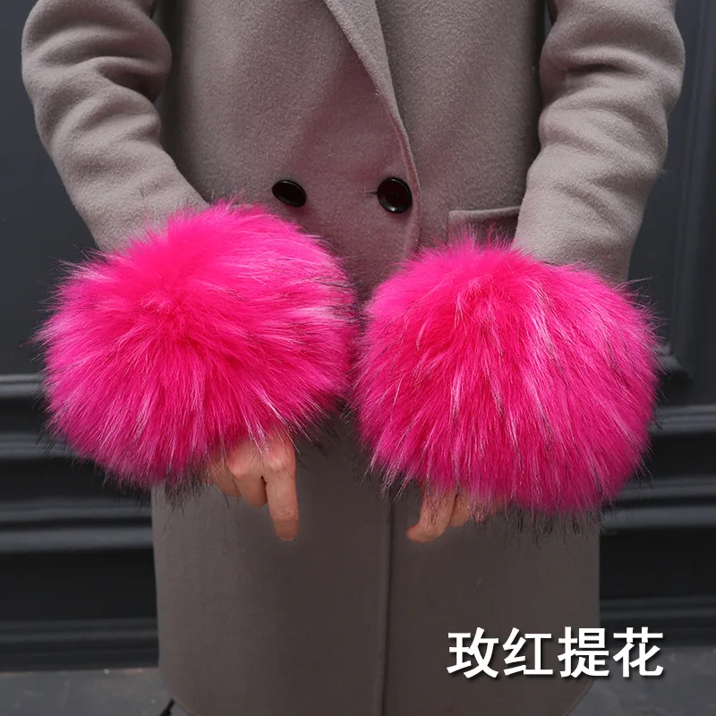 Bont manchet manchetten polswarmer faux vos bont armwarmers vrouwen pols armband bont zachte winter arm warmer mouwen manchet polswarmer voor dames Bont manchet manchetten polswarmer faux vos bont armwarmers vrouwen pols armband bont zachte winter arm warmer mouwen manchet polswarmer voor dames
