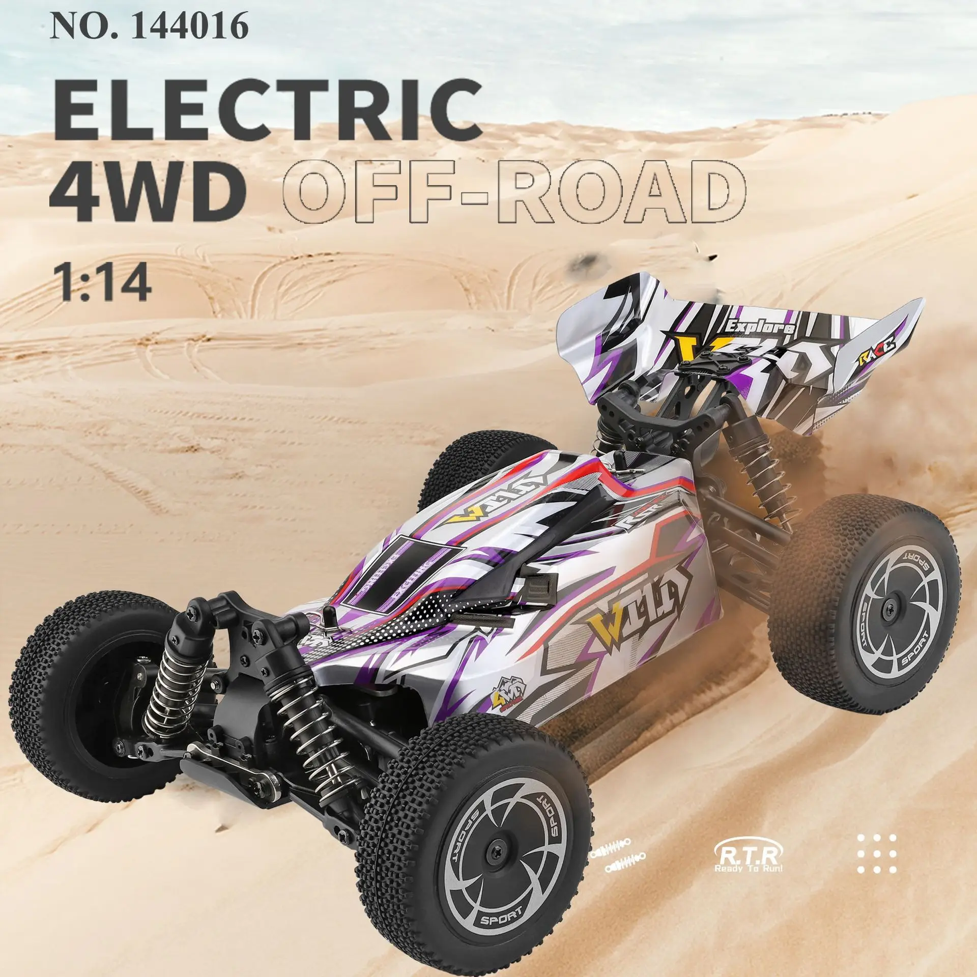 WLTOYS 144016 - High Speed 1/14 RC Car - 35KM/H Racing Fun