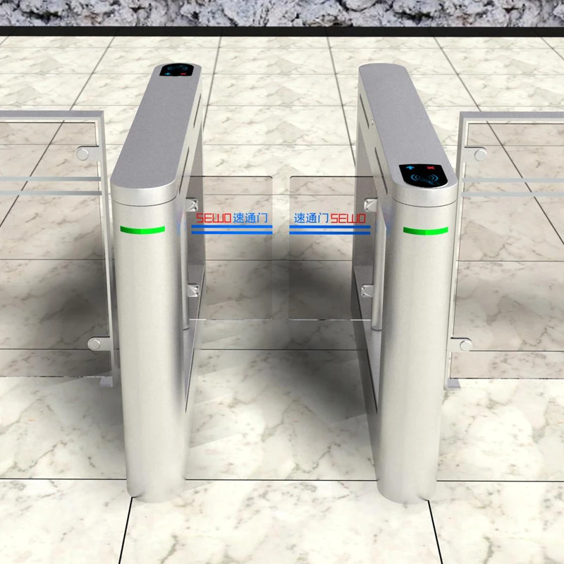SEWO Electronic Automated Anti Tailgating Security Access Gates 600mm Wide Channel Speed Gates