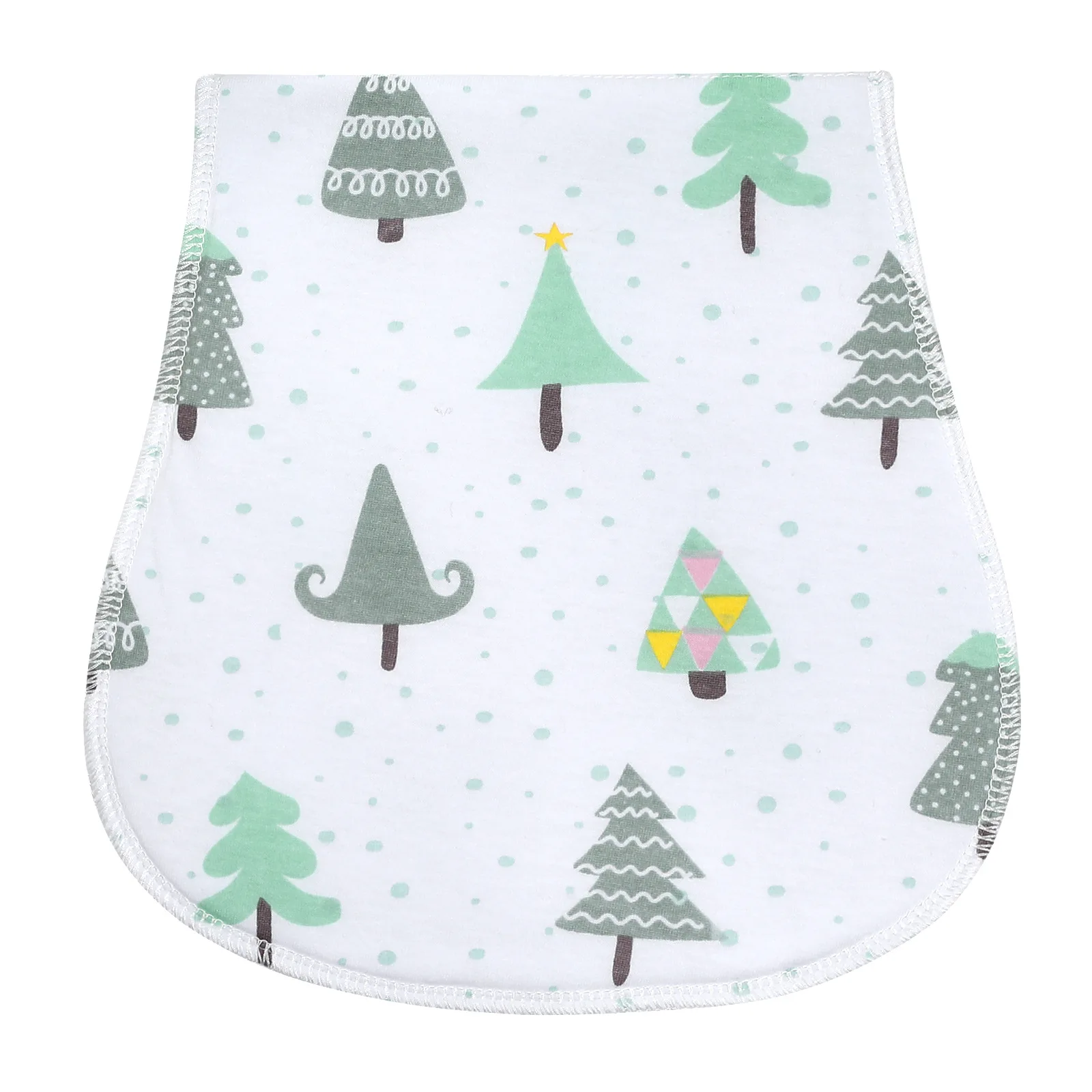 super soft baby burp cloth drool bibs in cotton supplier