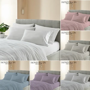 2021 NEW Wholesale Luxury Bedding Bedsheets Customized Soft Home Textile Sheet Sets