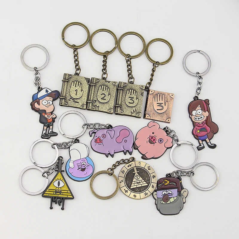 Steampunk Drama Gravity Falls Mysteries Bill Cipher Wheel ciondolo luna collana