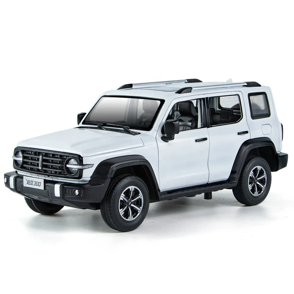 1:24 Scale Tank 300 Off-road Vehicle Car Model Alloy Simulation Suv ...
