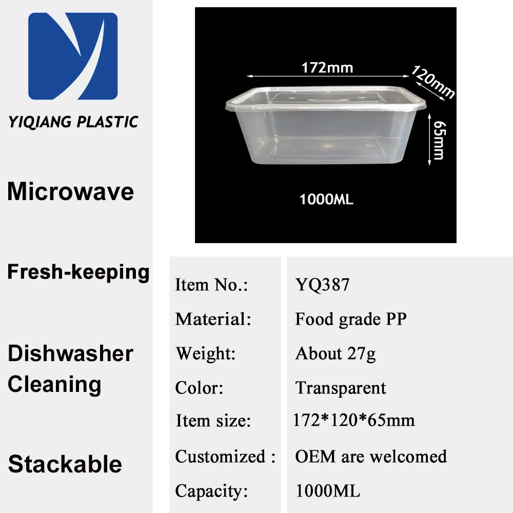 Microwavable containers comes in, circular, rectangular, square size