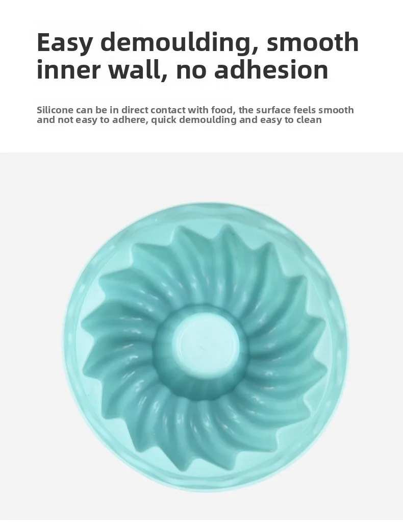 Single Hole Silicone Mold for Baking Muffins Cakes DIY Jelly Pudding Cheese Fondant 3D Feature Kitchen Baking manufacture