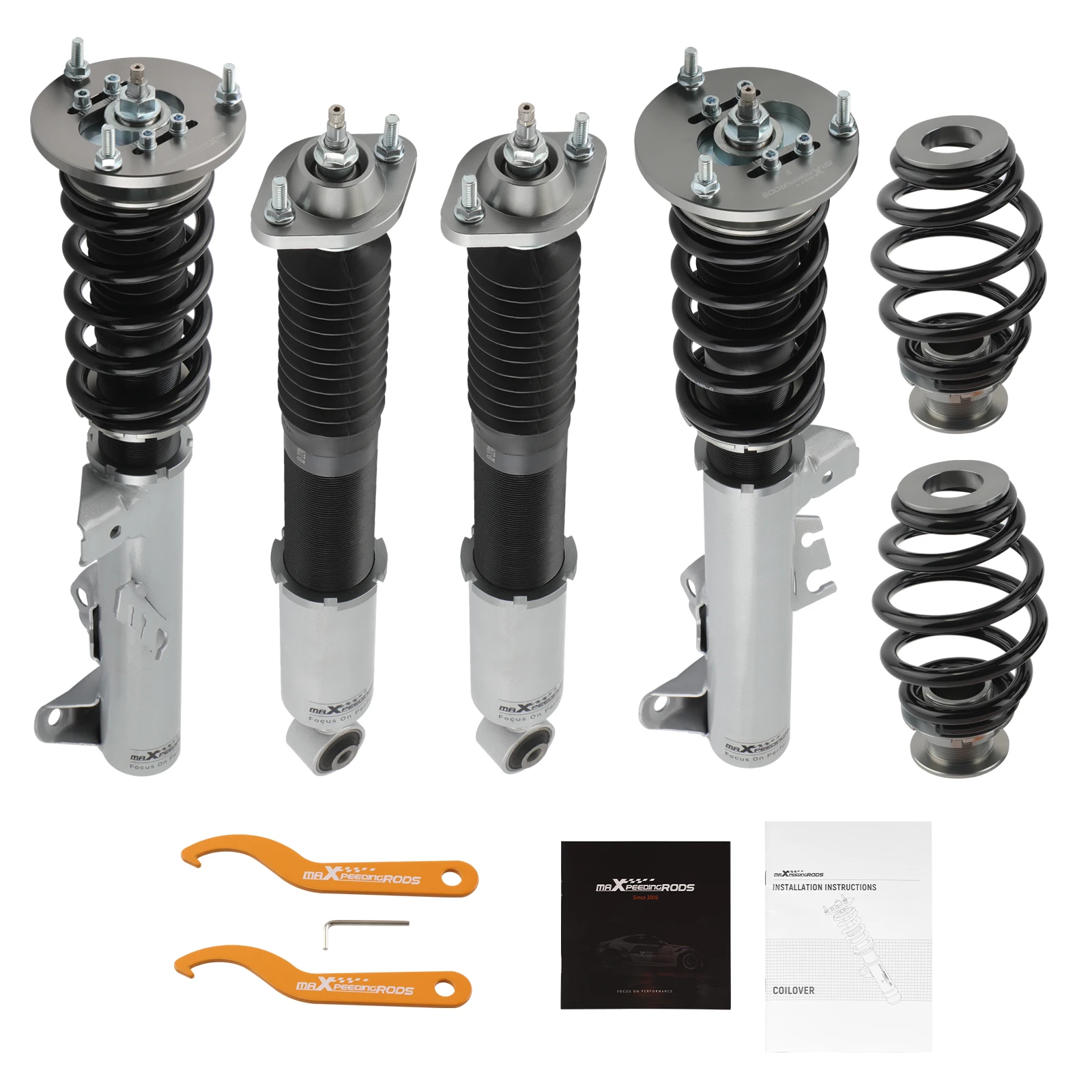 MaXpeedingrods BMW 3 E36 用ショックアブソーバーキット、高さ調整