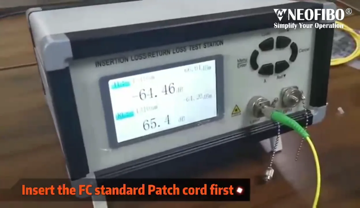 Neofibo ILRL6001 SM&MM fiber optic loss test joint insertion loss