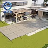 Brown safety pool cover