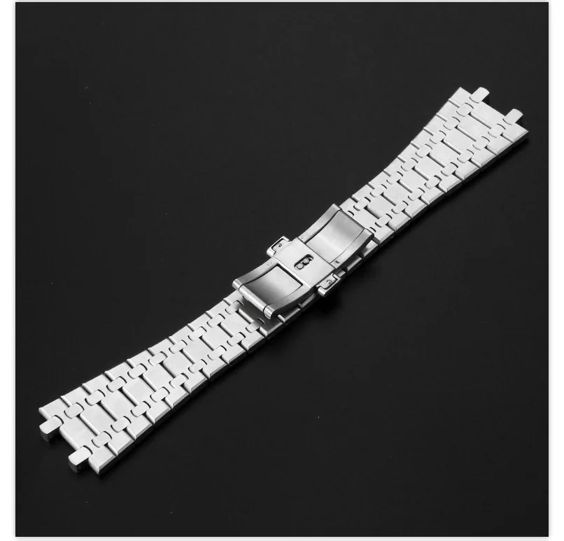 Bracelet De Montre En Acier Inoxydable Massif - Largeurs 12, 18, 20, 22 Mm - Boucle Métal - Universel - Neuf