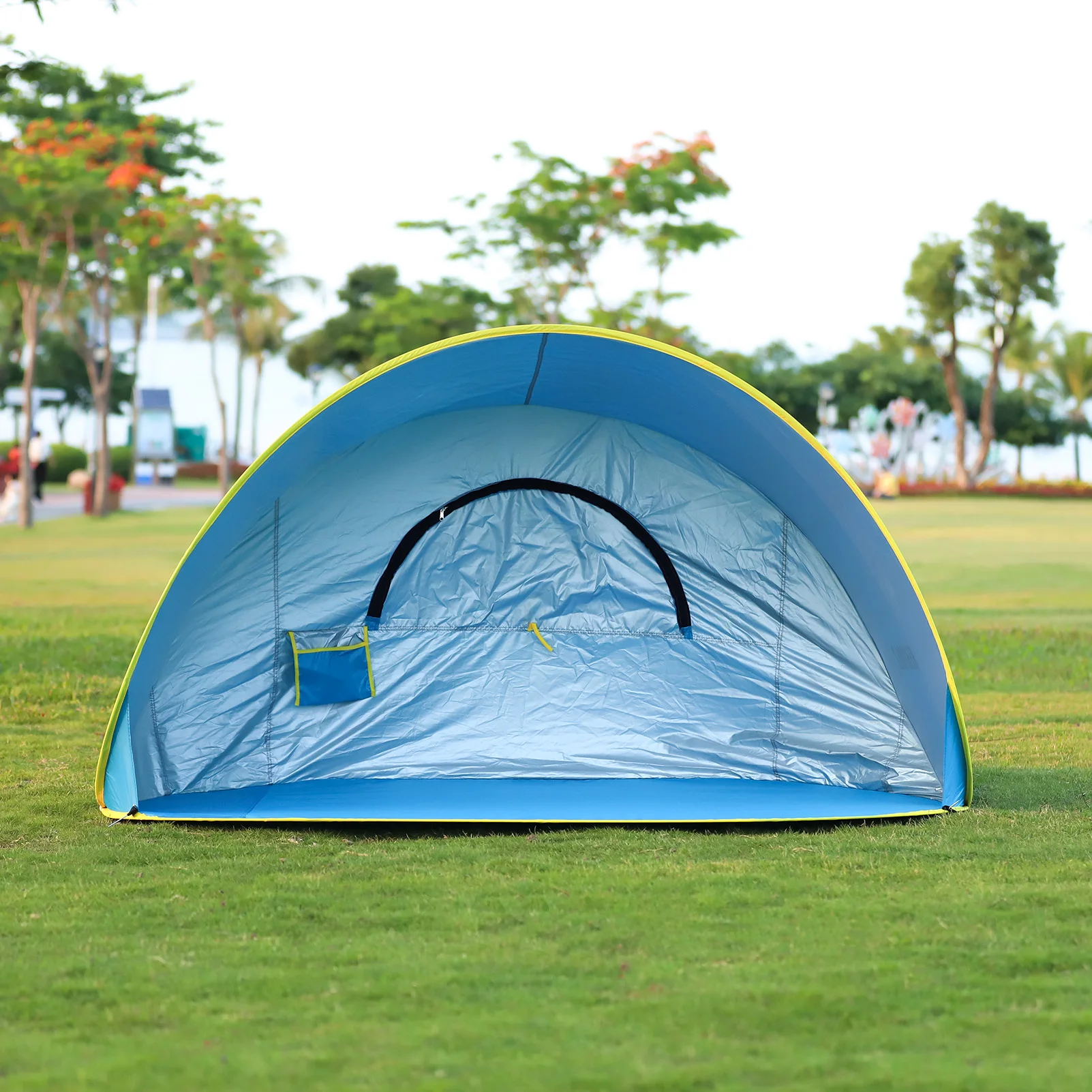New Easy up Instant Automatic Pop up Tent  Umbrella Shade and Shelter Dome Sunshade Beach Tent