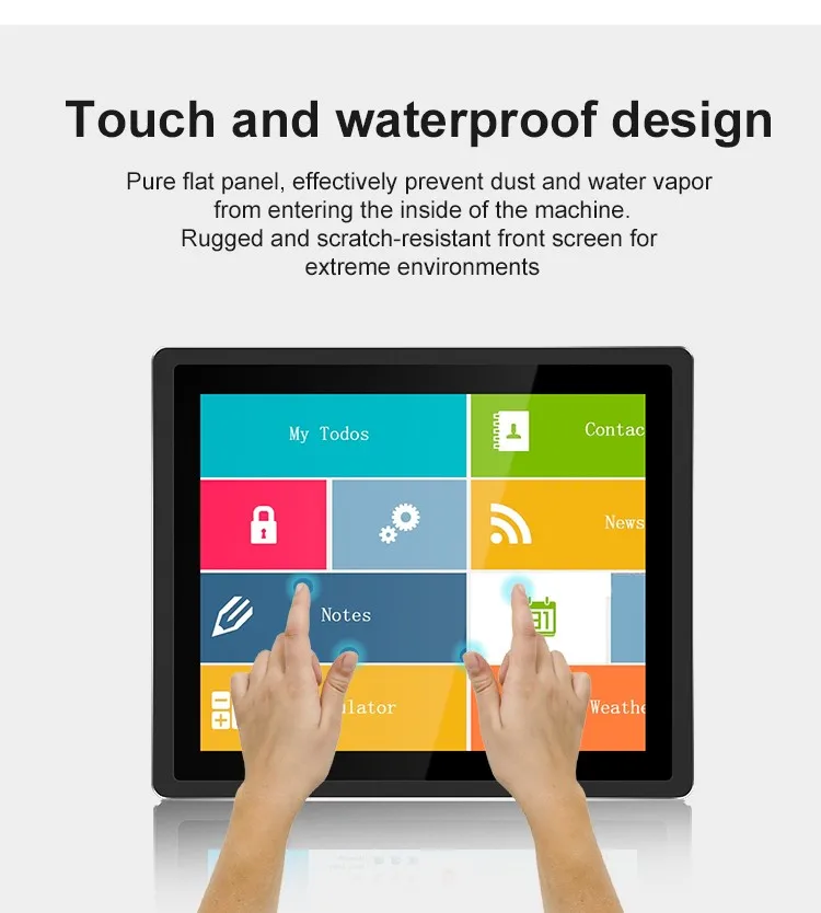 Intel All-in-One Industrial Computer Win10 IPS SSD VGA/USB/WiFi Quad Core I3/i5 DDR3 Touch Screen Panel PC