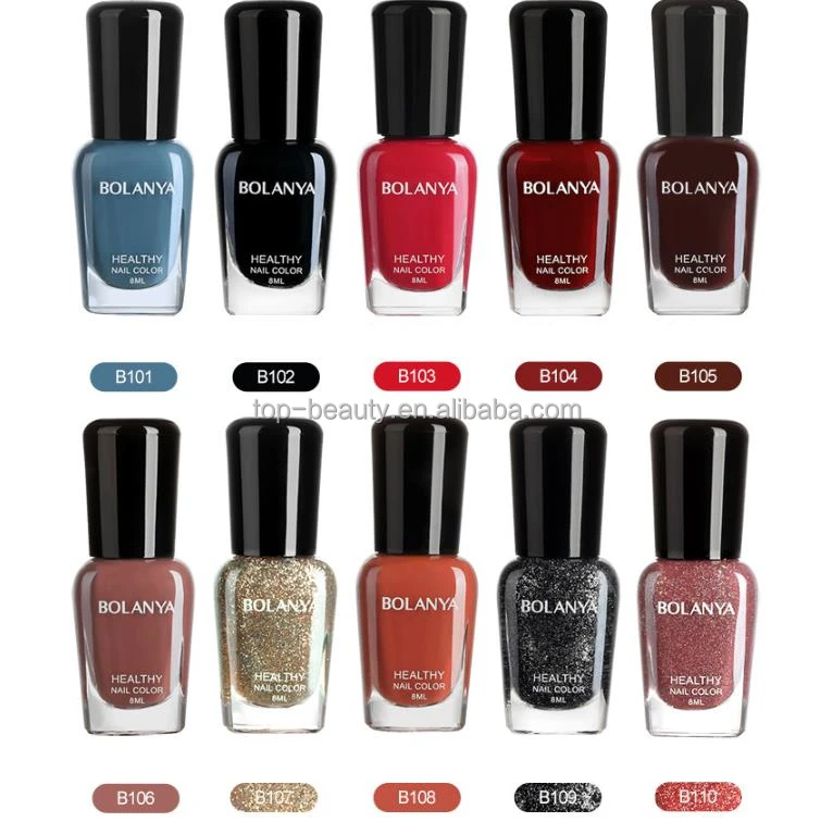 Factory Wholesale Waterproof Long Lasting Non Toxic Nail Polish Halal
