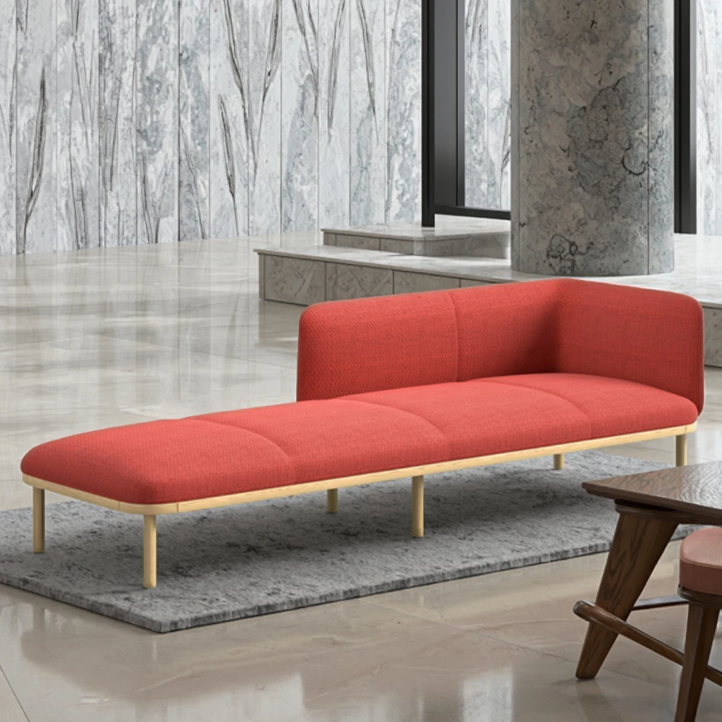 Wooden legs waiting room sofa Custom Bank Home office furniture set sectional office sofa hotel fabric sofa living room couches