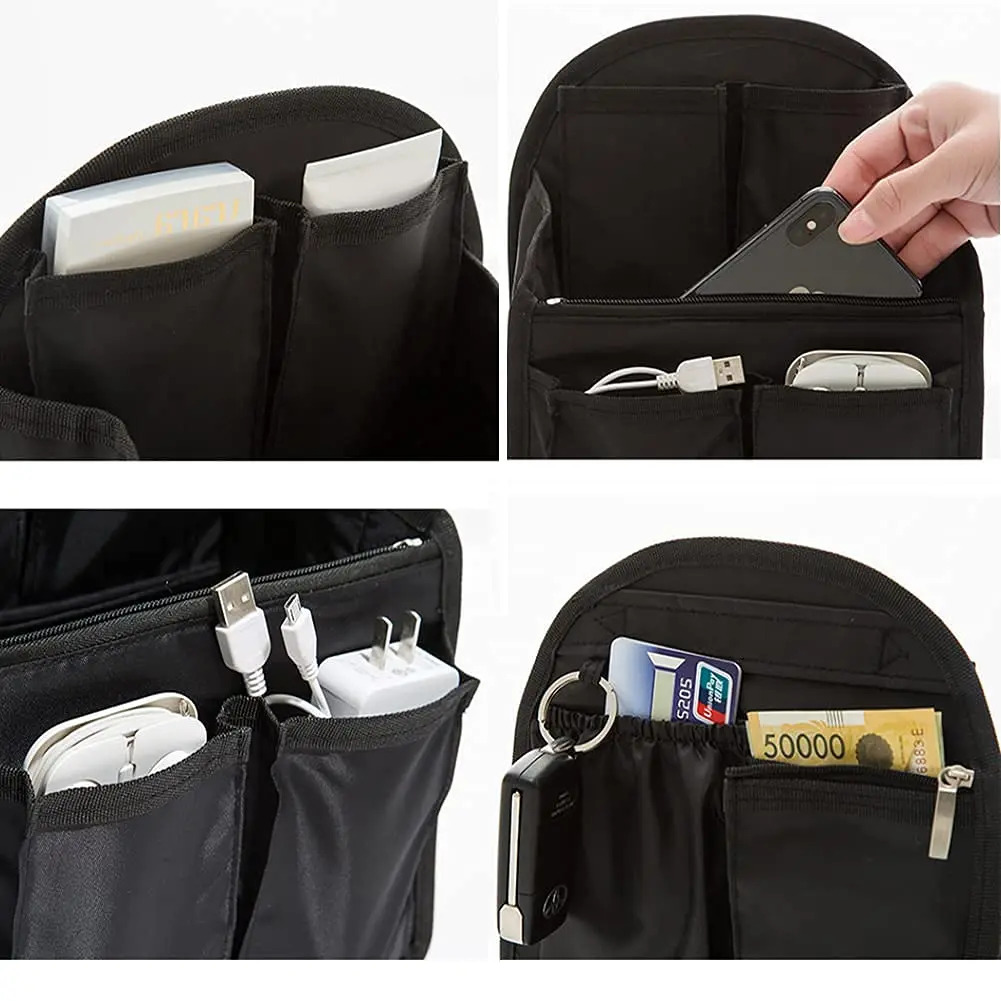 Lightweight Nylon Mini Backpack Organizer Insert for  display picture 1