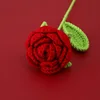 Rose rouge finie