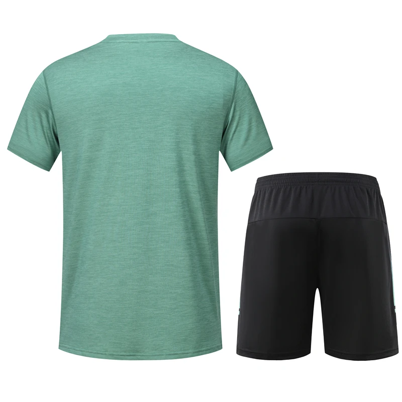 Custom Your Logo  2025 Men Short Sets Two Piece  Set Joggers Running Workout Summer Men Shorts and Shirt Set Man Sports Wear