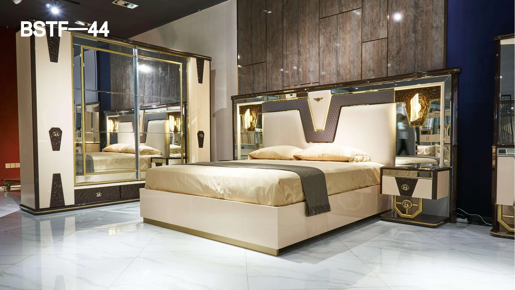 Modern Luxury Bedroom Furniture Sets King Size Hotel Beds Cheap