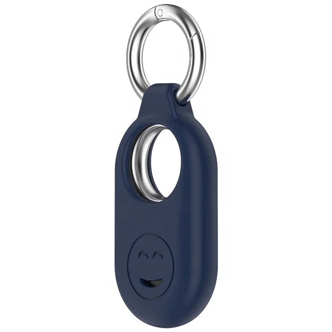 Silicone Keychain Case for Samsung for Galaxy Smart Tag 2 Tracker Smarttag 2 Tracker Case with Key Ring Rubber Material