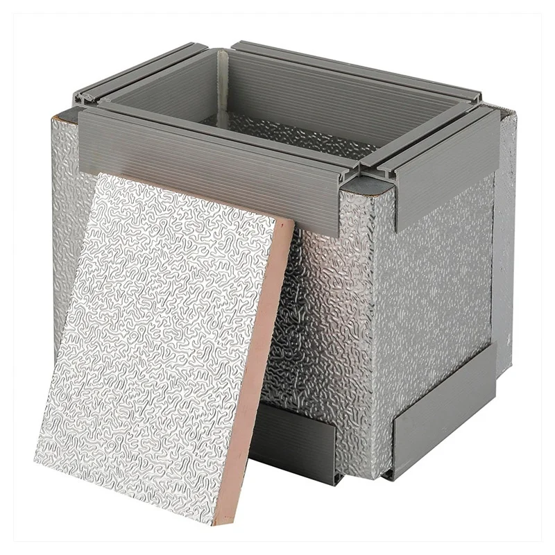 Modern Design Thermal Insulation Pre-Insulated Duct Panel Fiber Cement Glass Board with Aluminium Foil