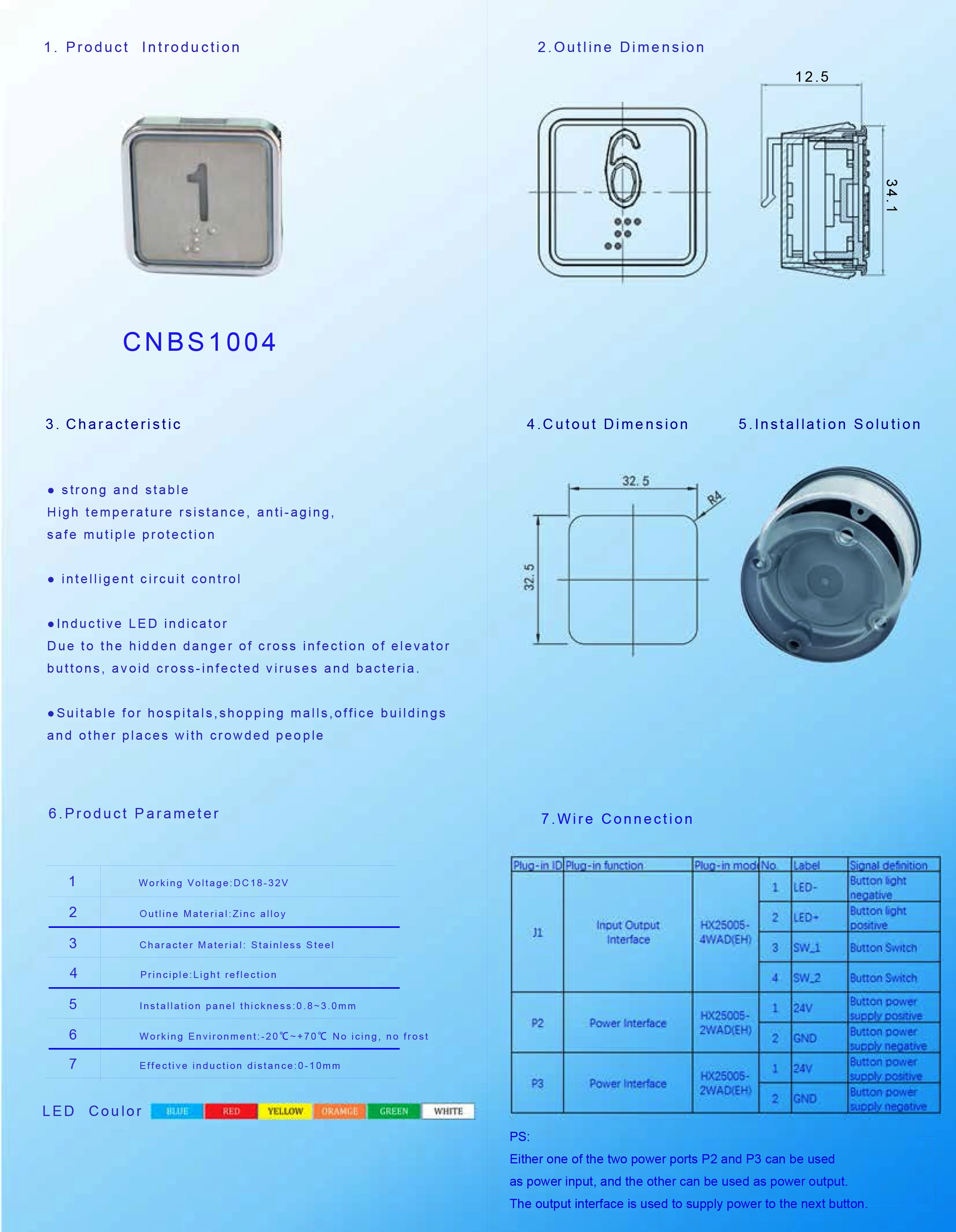 Elevator Lift Touchless Sensor Push Button - 1 Year Warranty, Modern ...