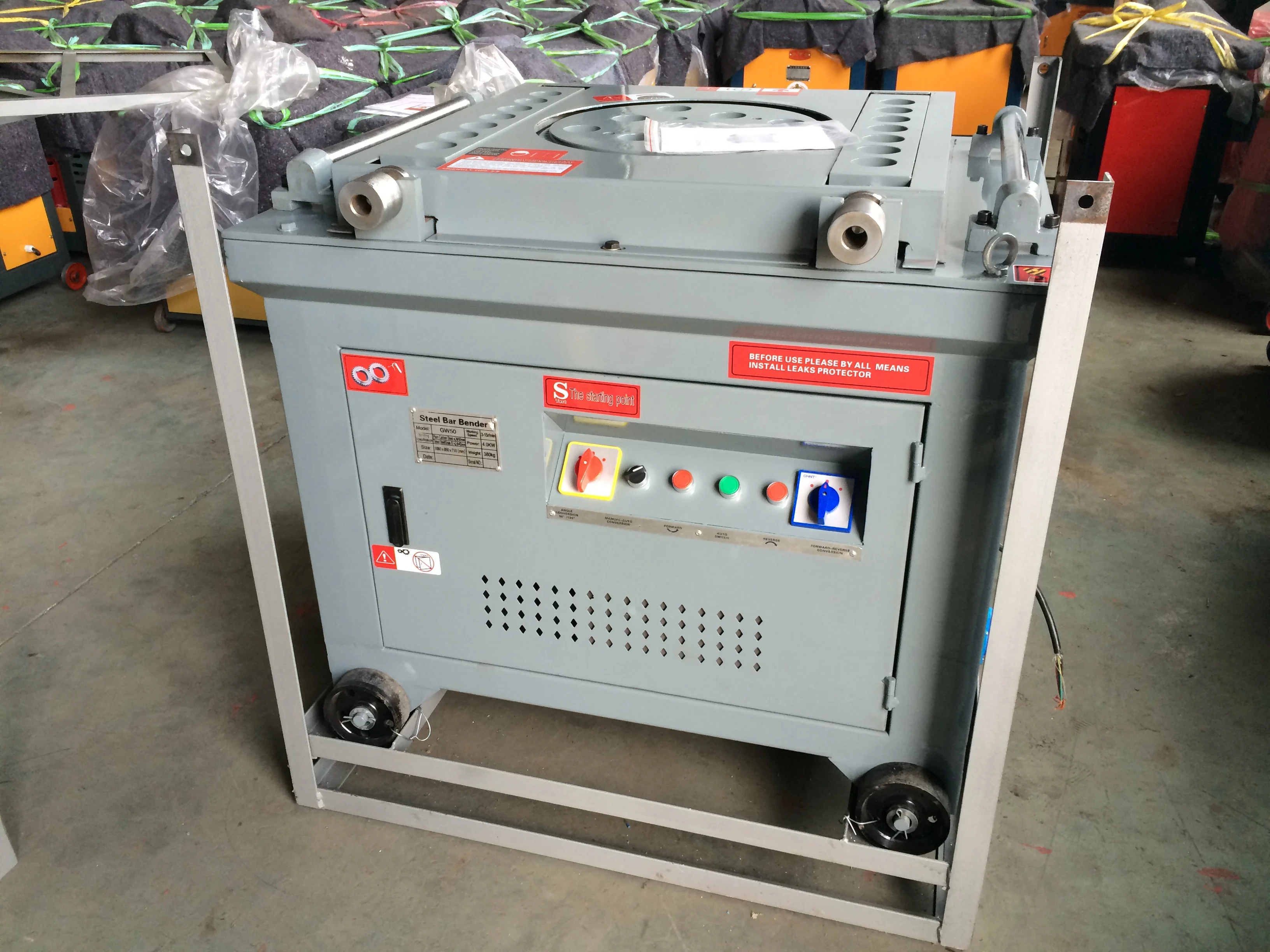 Hydraulic Steel Bar Manual Rebar Bending Machine Electric Rebar Bender