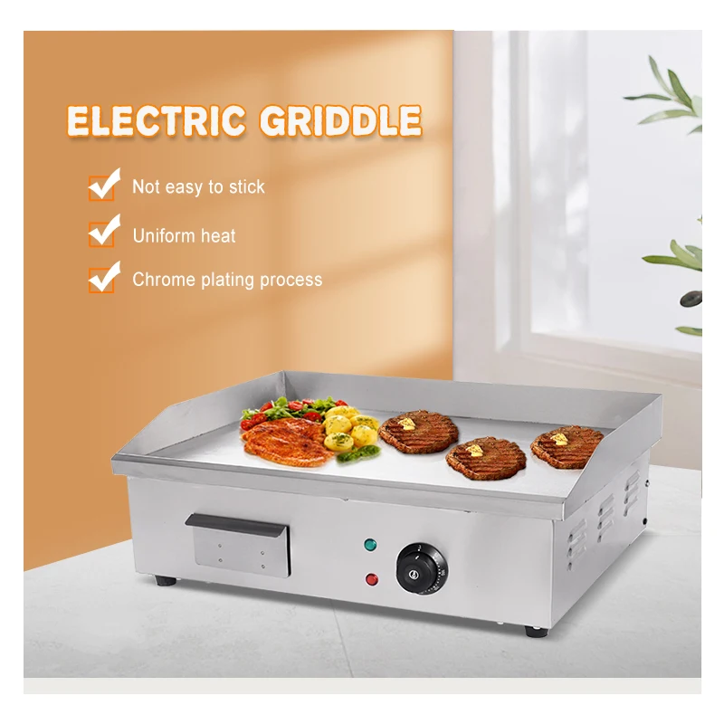 Hotel Restaurant Kitchen Equipment Stainless Steel Mini Griddle