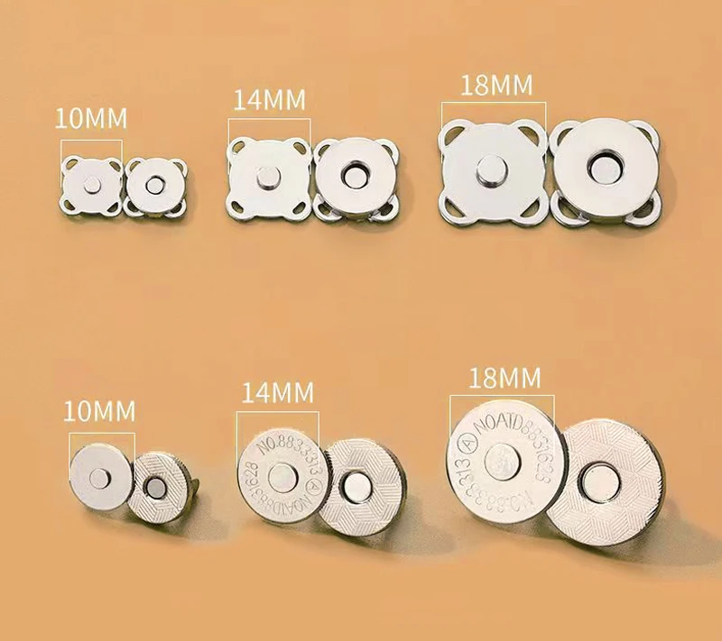 New Design Eyelet Snap Button Magnet Decorative Magnetic Buttons for Book