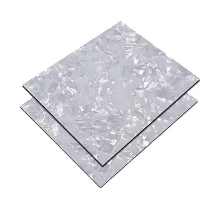 Wholesale 4Ply Pearl Grey Scratch Plate Sheet DIY Guitar Bass Blank Pickguard Material