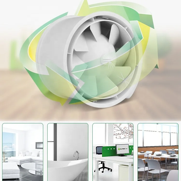 Inline Duct Fan, ABS, Plastic - detail 6